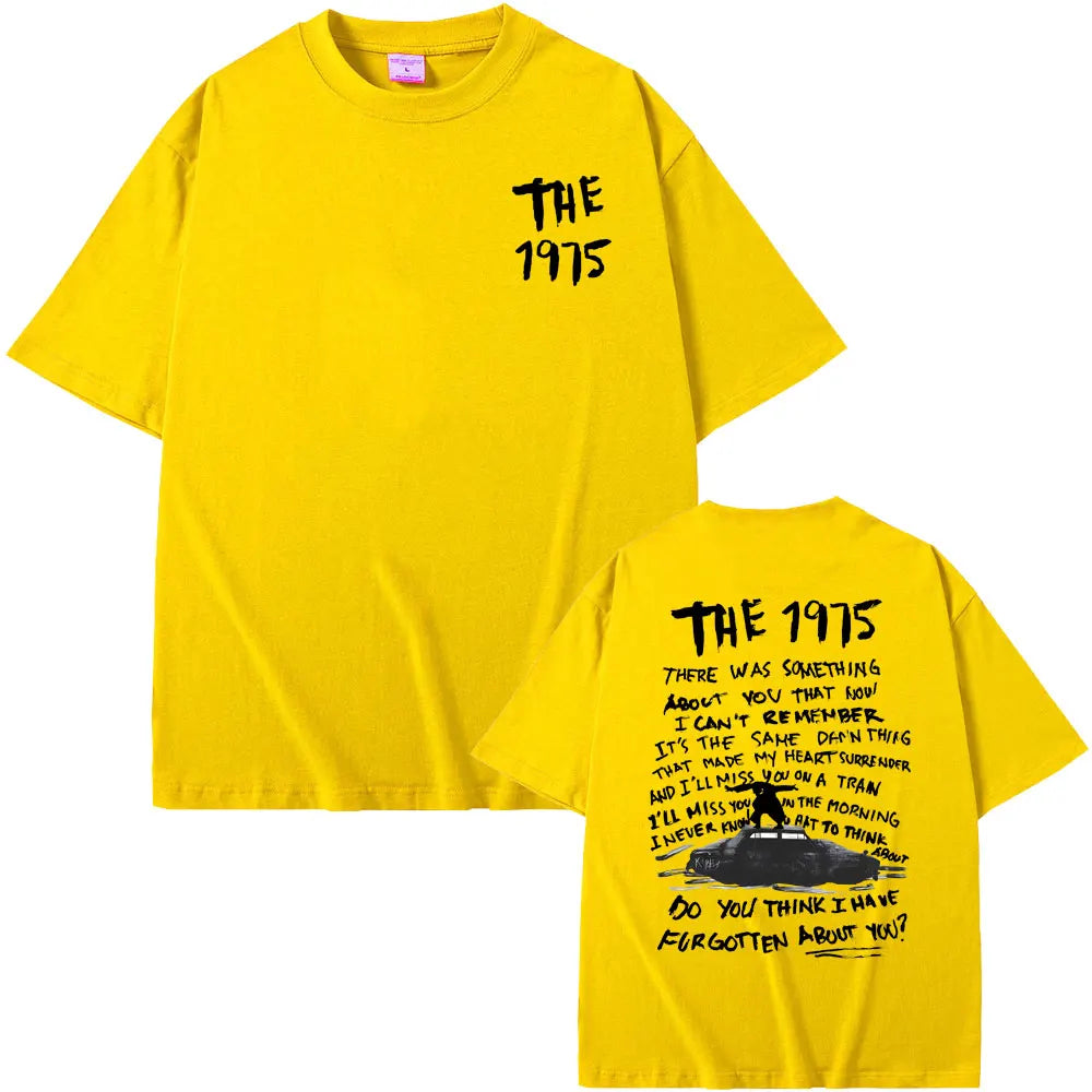 The 1975 about You Graphic Print T-Shirt Being Funny in a Foreign Language Album Tshirt Men Women Hip Hop Casual Vintage T Shirt