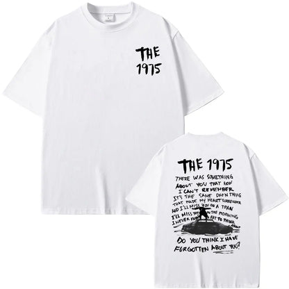 The 1975 about You Graphic Print T-Shirt Being Funny in a Foreign Language Album Tshirt Men Women Hip Hop Casual Vintage T Shirt