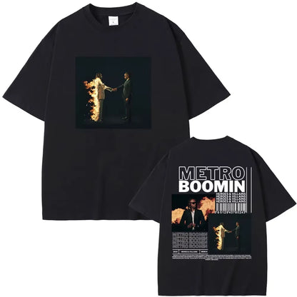 Rapper Future & Metro Boomin 2024 New Hip Hop Album We Don'T Trust You Graphic T-Shirt Men Women Casual O-Collar Oversized Tees