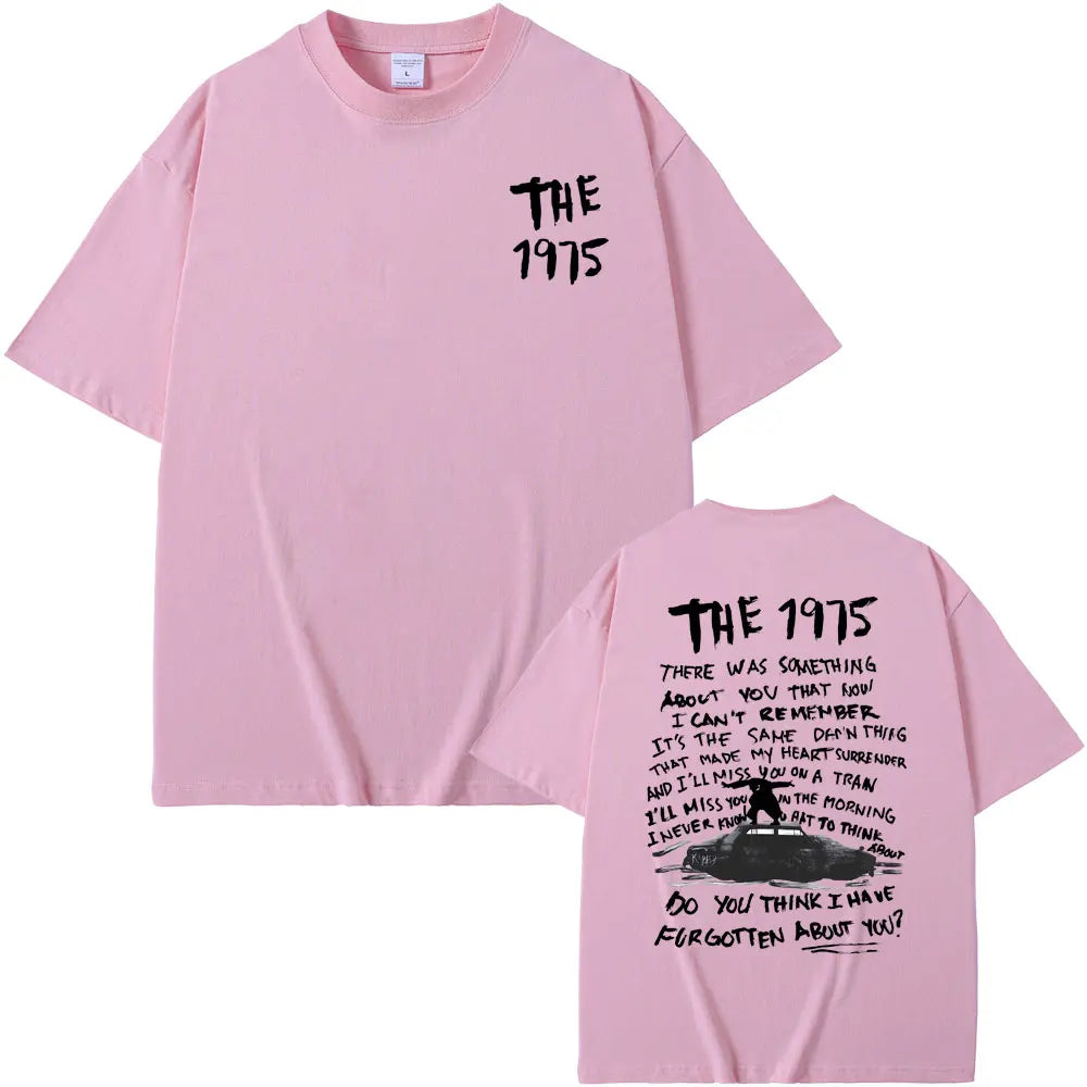 The 1975 about You Graphic Print T-Shirt Being Funny in a Foreign Language Album Tshirt Men Women Hip Hop Casual Vintage T Shirt