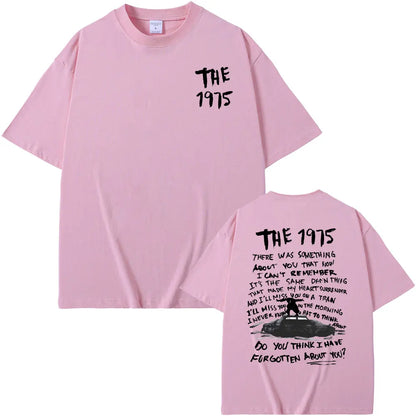 The 1975 about You Graphic Print T-Shirt Being Funny in a Foreign Language Album Tshirt Men Women Hip Hop Casual Vintage T Shirt