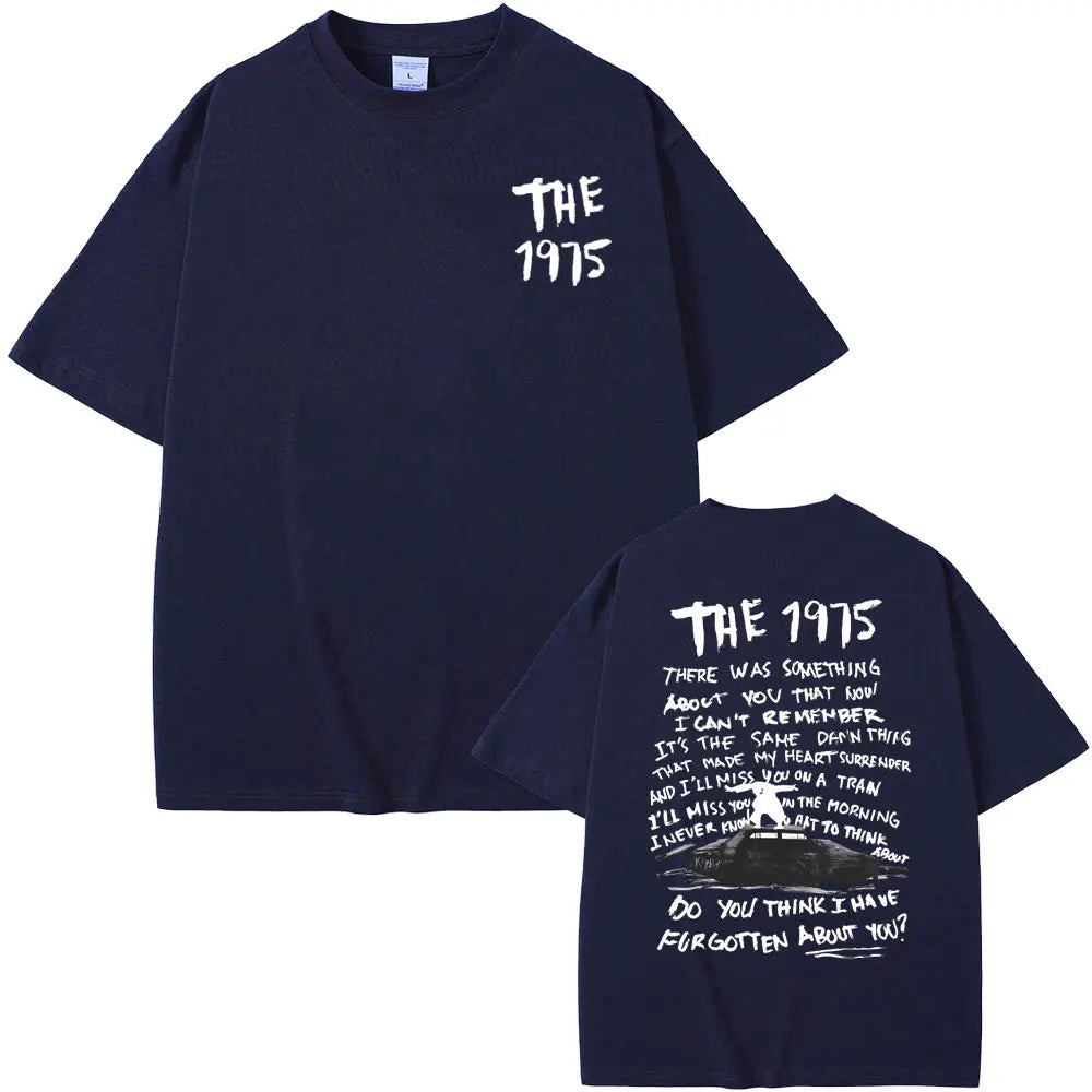 The 1975 about You Graphic Print T-Shirt Being Funny in a Foreign Language Album Tshirt Men Women Hip Hop Casual Vintage T Shirt