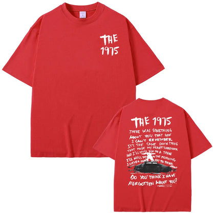The 1975 about You Graphic Print T-Shirt Being Funny in a Foreign Language Album Tshirt Men Women Hip Hop Casual Vintage T Shirt