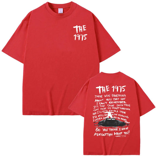 The 1975 about You Graphic Print T-Shirt Being Funny in a Foreign Language Album Tshirt Men Women Hip Hop Casual Vintage T Shirt