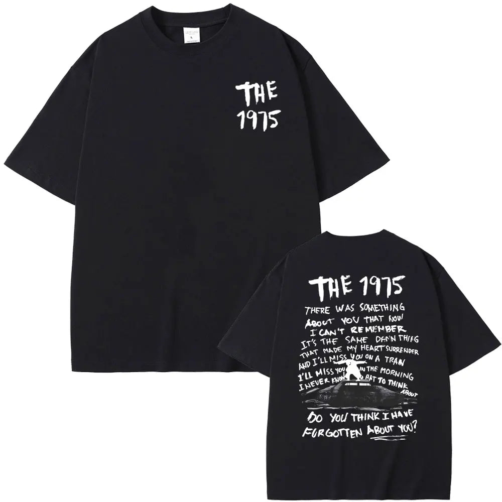 The 1975 about You Graphic Print T-Shirt Being Funny in a Foreign Language Album Tshirt Men Women Hip Hop Casual Vintage T Shirt