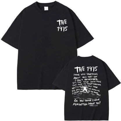 The 1975 about You Graphic Print T-Shirt Being Funny in a Foreign Language Album Tshirt Men Women Hip Hop Casual Vintage T Shirt