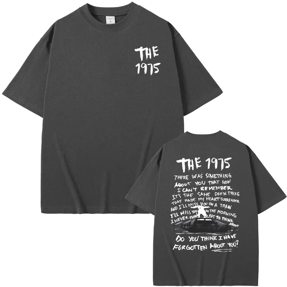 The 1975 about You Graphic Print T-Shirt Being Funny in a Foreign Language Album Tshirt Men Women Hip Hop Casual Vintage T Shirt