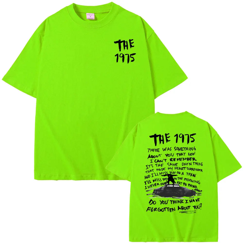 The 1975 about You Graphic Print T-Shirt Being Funny in a Foreign Language Album Tshirt Men Women Hip Hop Casual Vintage T Shirt