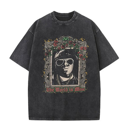 Washed Vintage the Notorious Big Ready to Die Big Poppa Album Graphic T Shirts Men Women'S Hip Hop Rapper Biggie Smalls T-Shirts