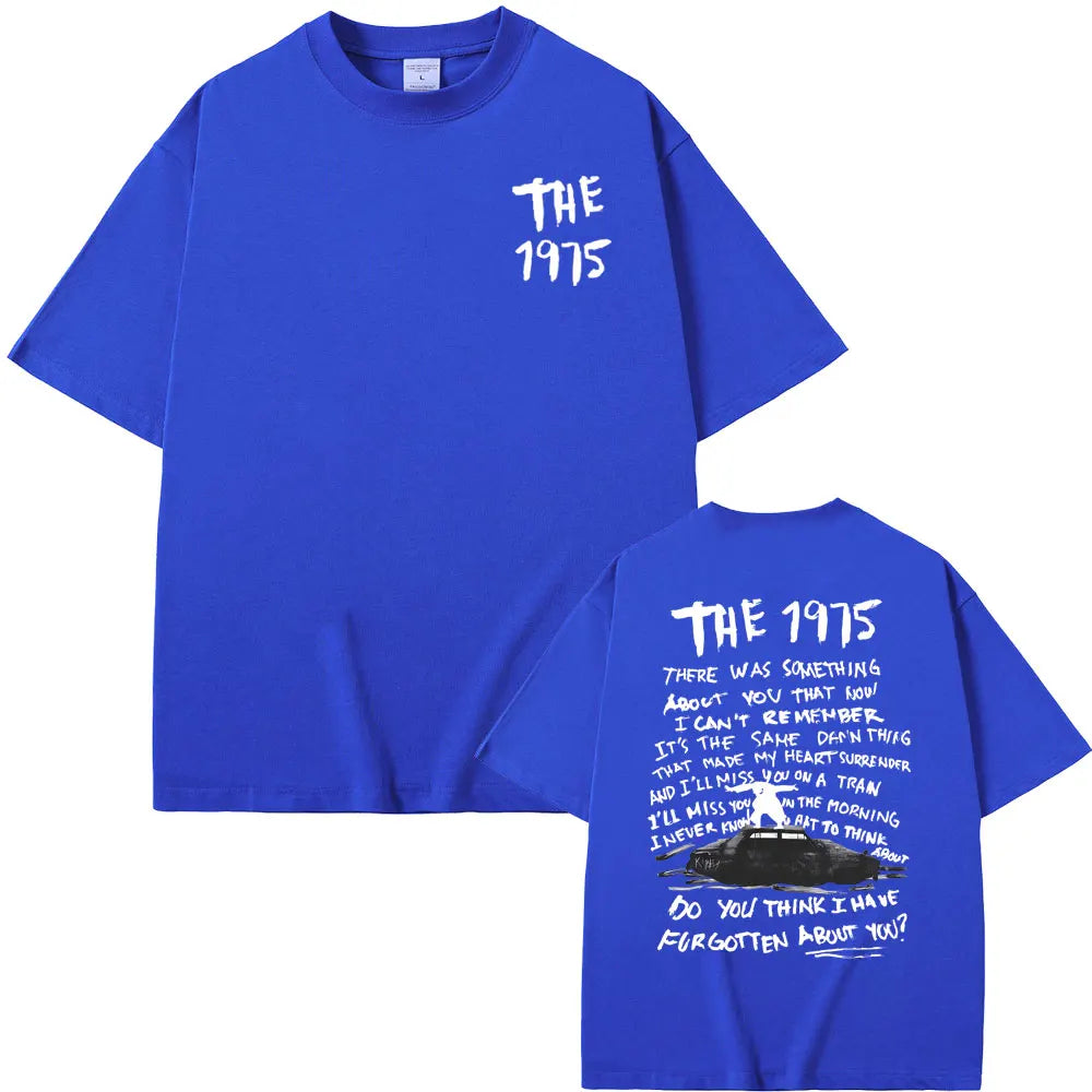 The 1975 about You Graphic Print T-Shirt Being Funny in a Foreign Language Album Tshirt Men Women Hip Hop Casual Vintage T Shirt
