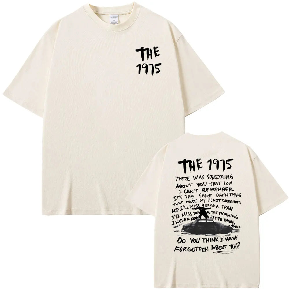The 1975 about You Graphic Print T-Shirt Being Funny in a Foreign Language Album Tshirt Men Women Hip Hop Casual Vintage T Shirt